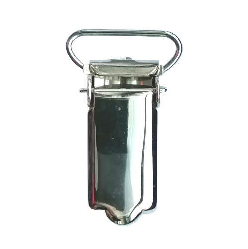 Bretelclips 2 stuks - 25 mm - zilver